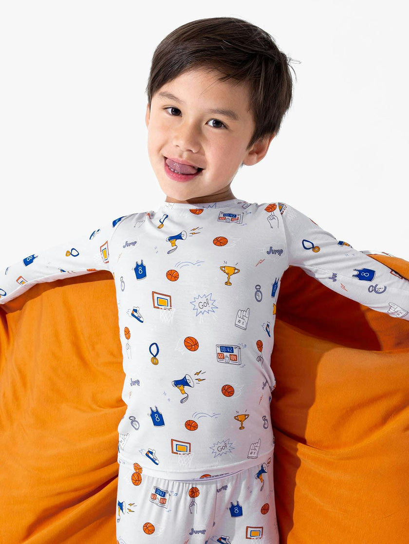 All Star Basketball Bamboo Kids Pajamas