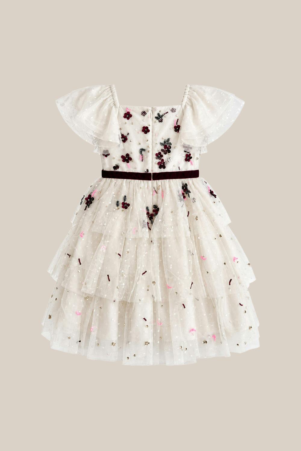 Mini Bellagio Dress in Ivory