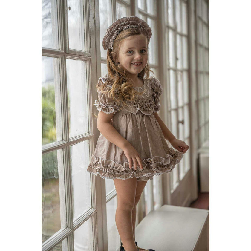 Ashlyn Vintage Ruffle Headband