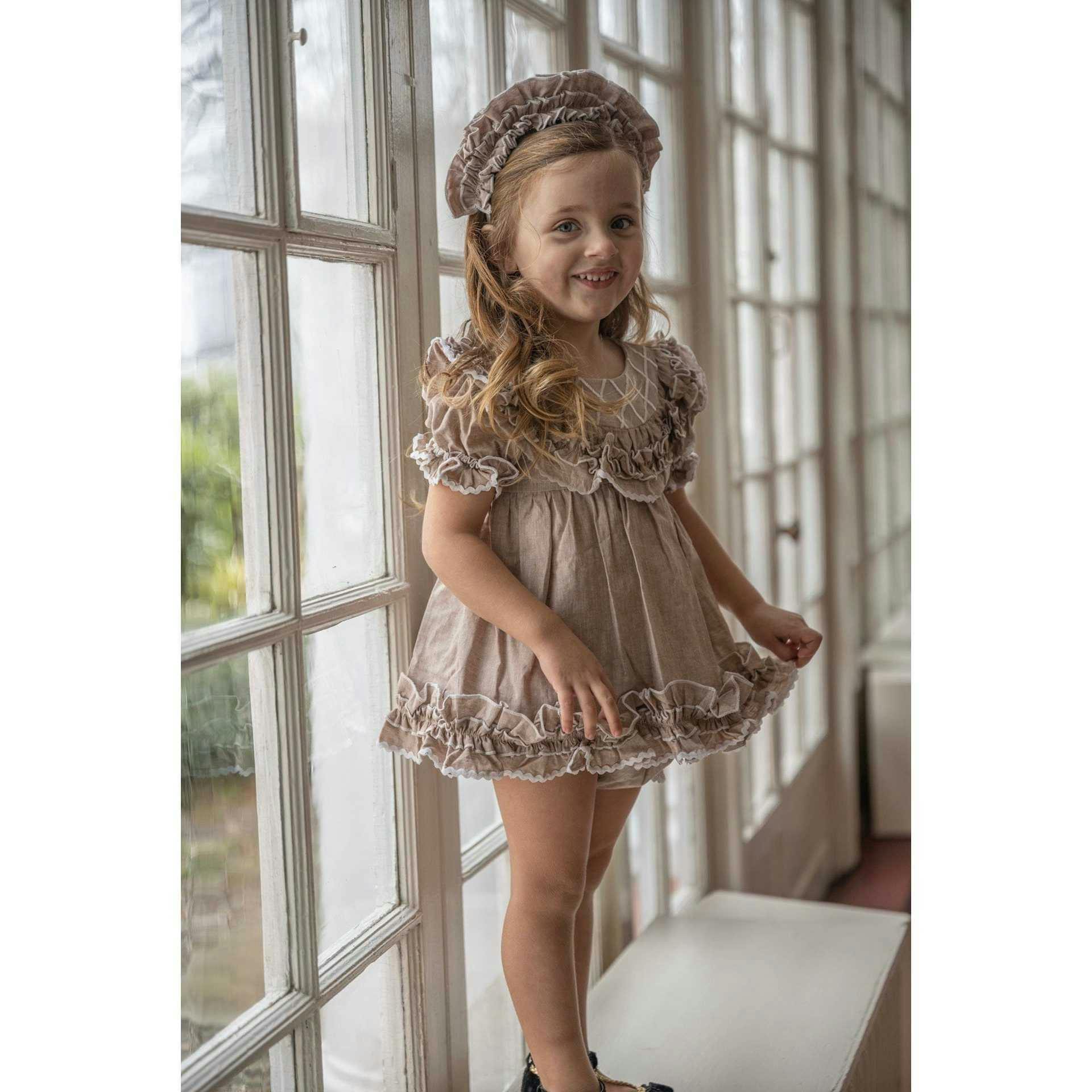 Ashlyn Vintage Ruffle Headband