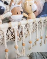Willow Hanging Macrame Storage Basket
