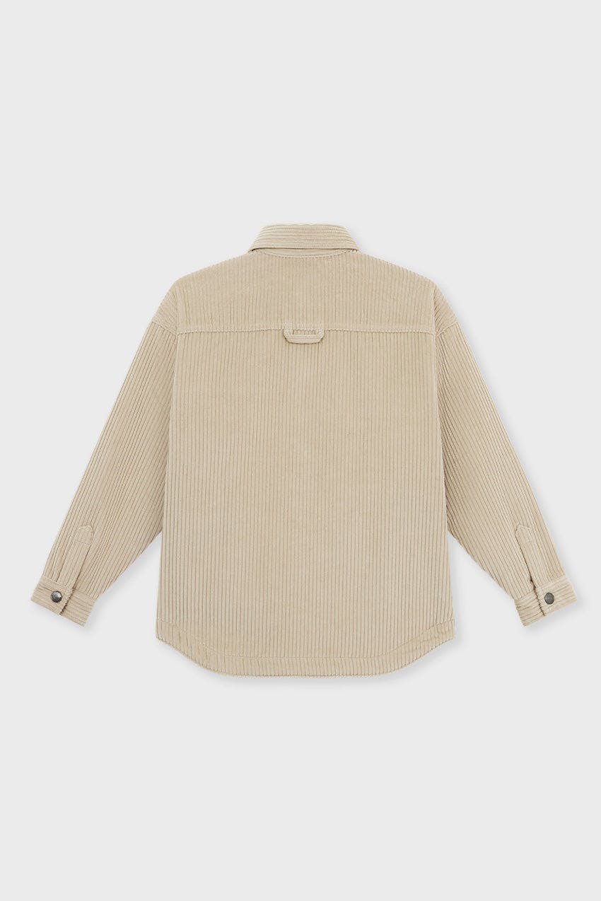 Organic Cotton Oversized Corduroy Shirt Jacket