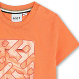 Orange Abstract Logo T-Shirt
