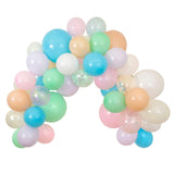 Pastel Balloon & Streamer Garland