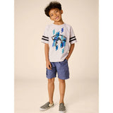 Sporty Graphic Tee, Grey