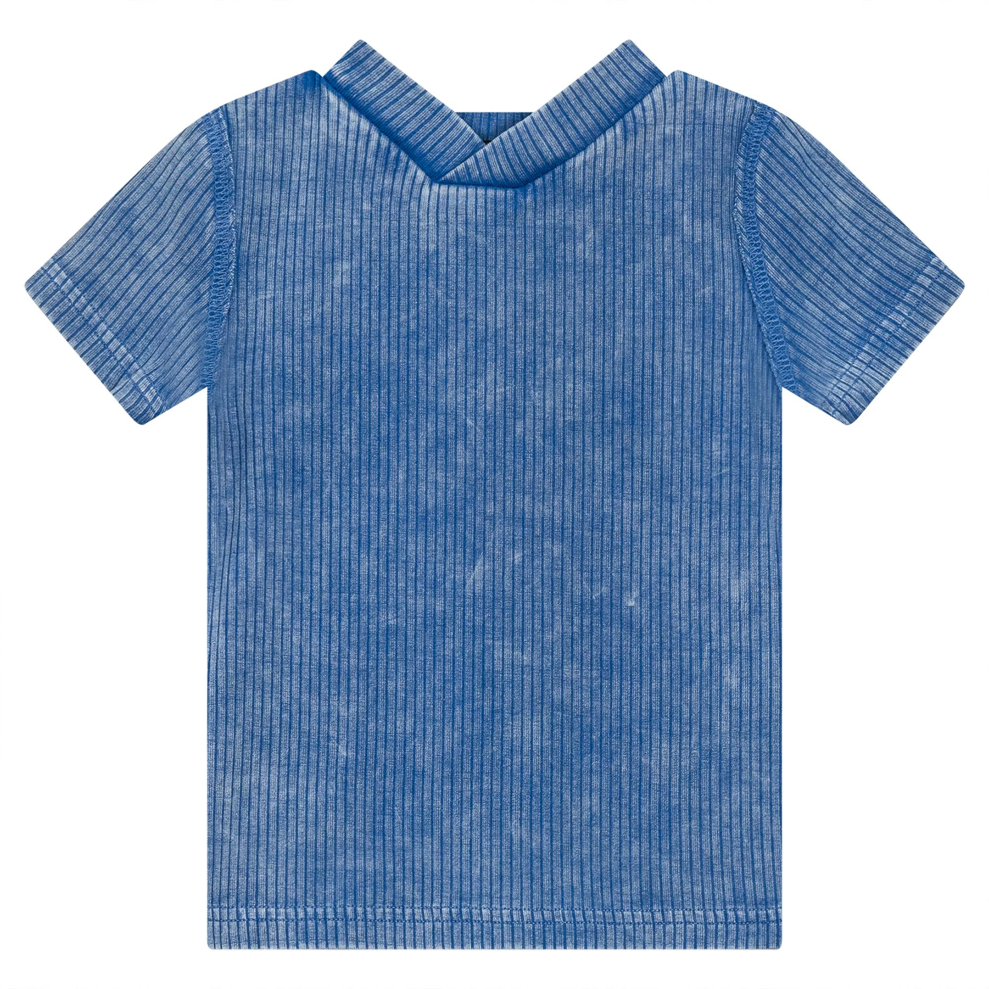 Distressed Ribbed Top