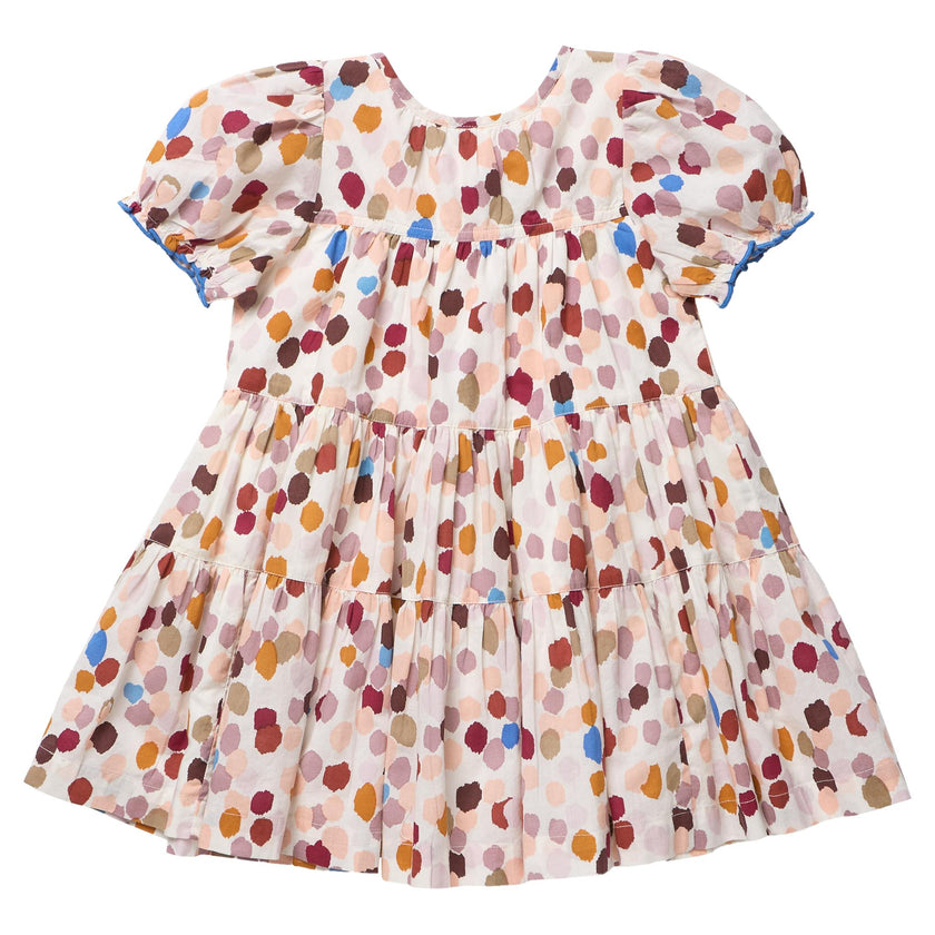 Girls Elizabeth Dress - Autumn Spots
