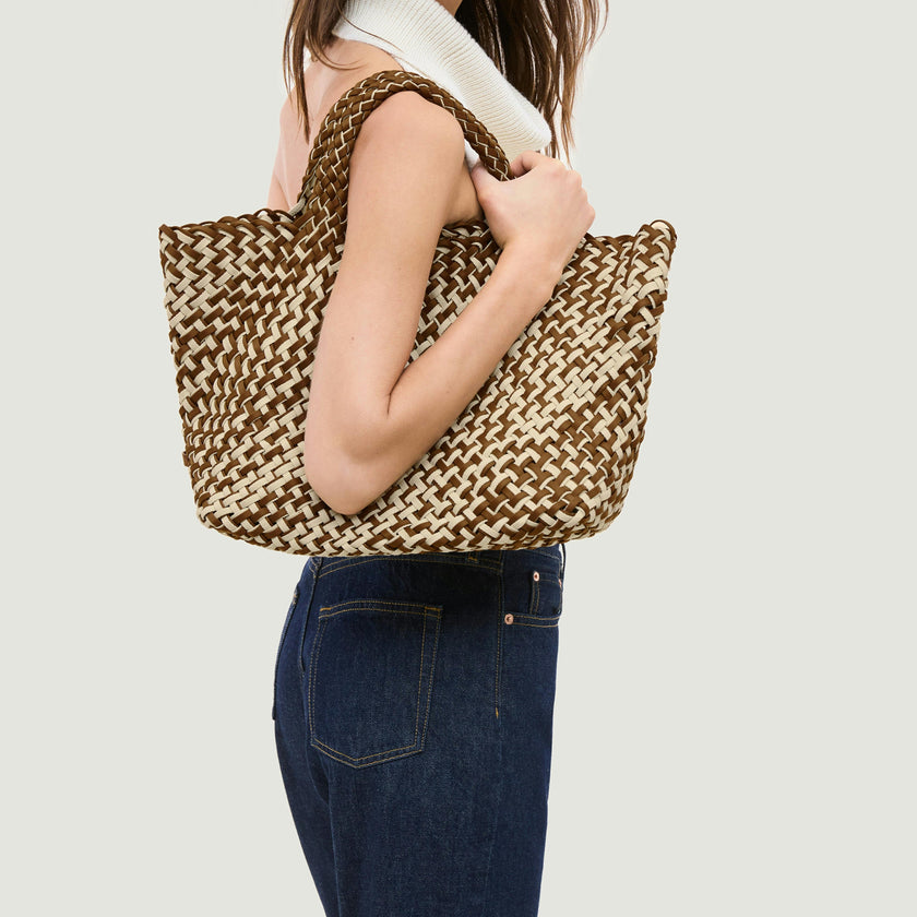 St. Barths Medium Tote (Original Double Weave | Carmel