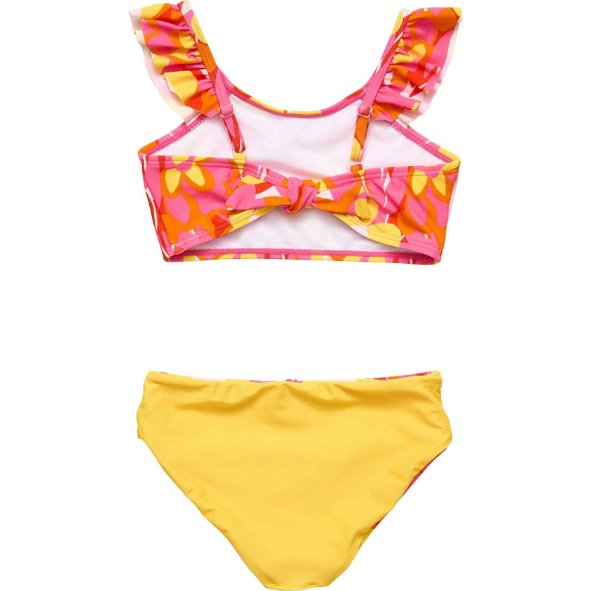 Pop of Sunshine Frill Crop Bikini