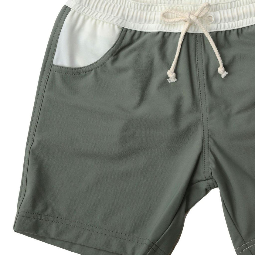 William Swim Shorts Sage And Ivory
