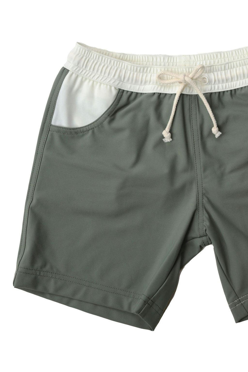William Swim Shorts Sage And Ivory