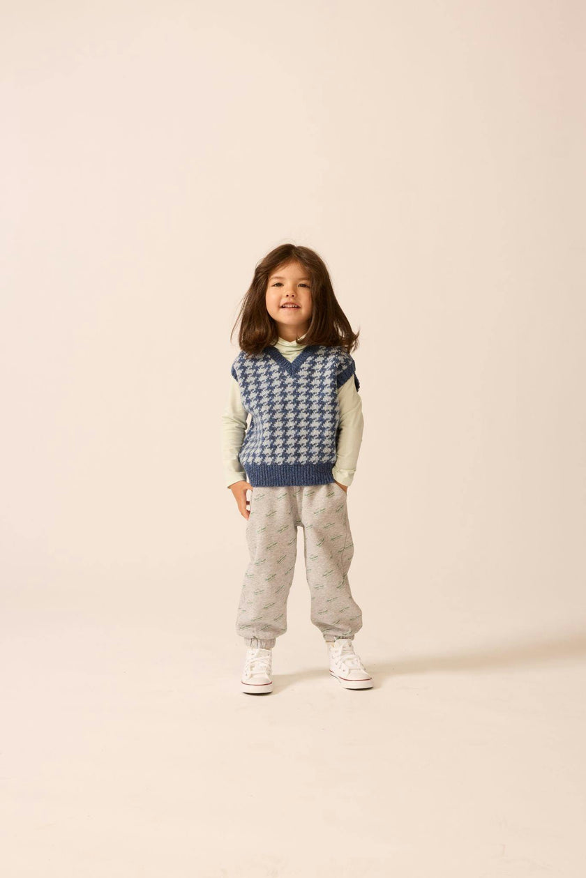 Organic Weekend Jogger in Heather Grey