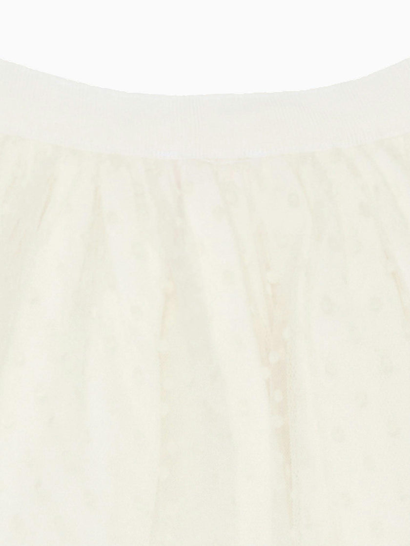Ivory Tulipan Ceremony Girl Tulle Skirt