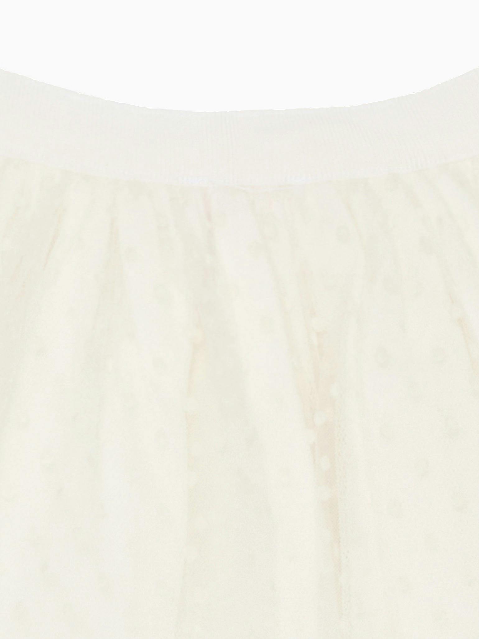 Ivory Tulipan Ceremony Girl Tulle Skirt