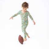 Footballs Playing Football - Long Sleeve Loungewear Set
