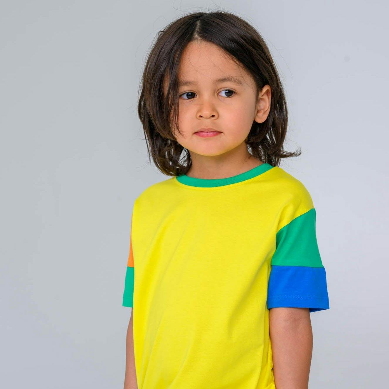 Short Sleeve Colorblock T-Shirt