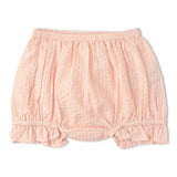 Organic Smocked Top And Bloomer Set - Blush