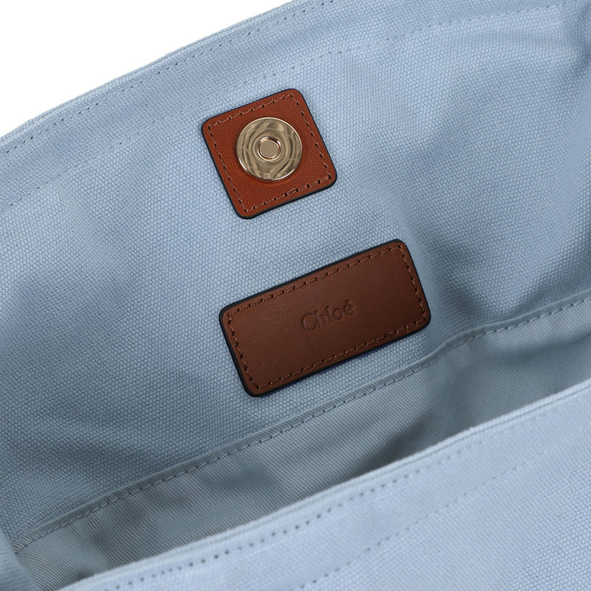 Blue Chloé Ring-Detail Handbag