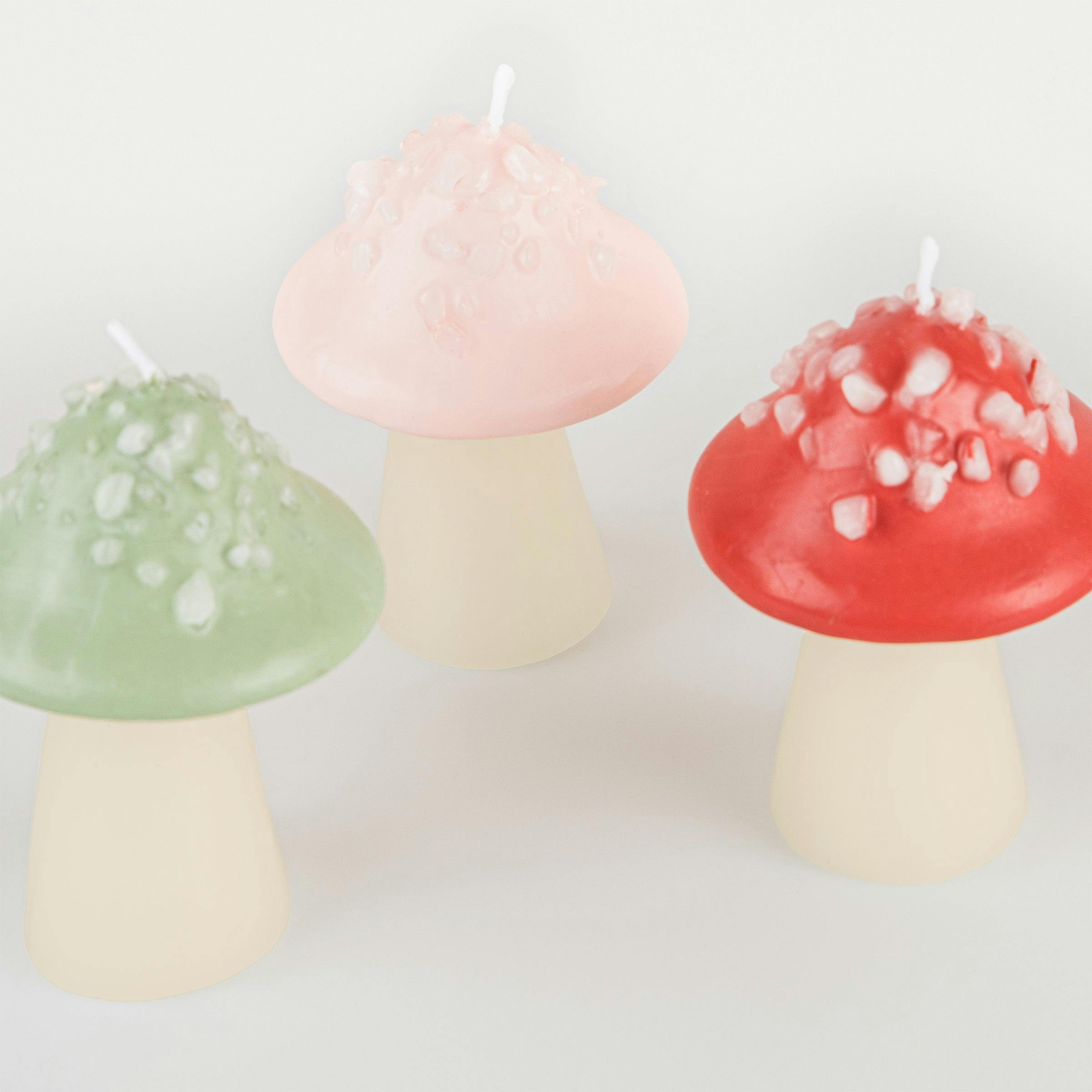 Mushroom Candles
