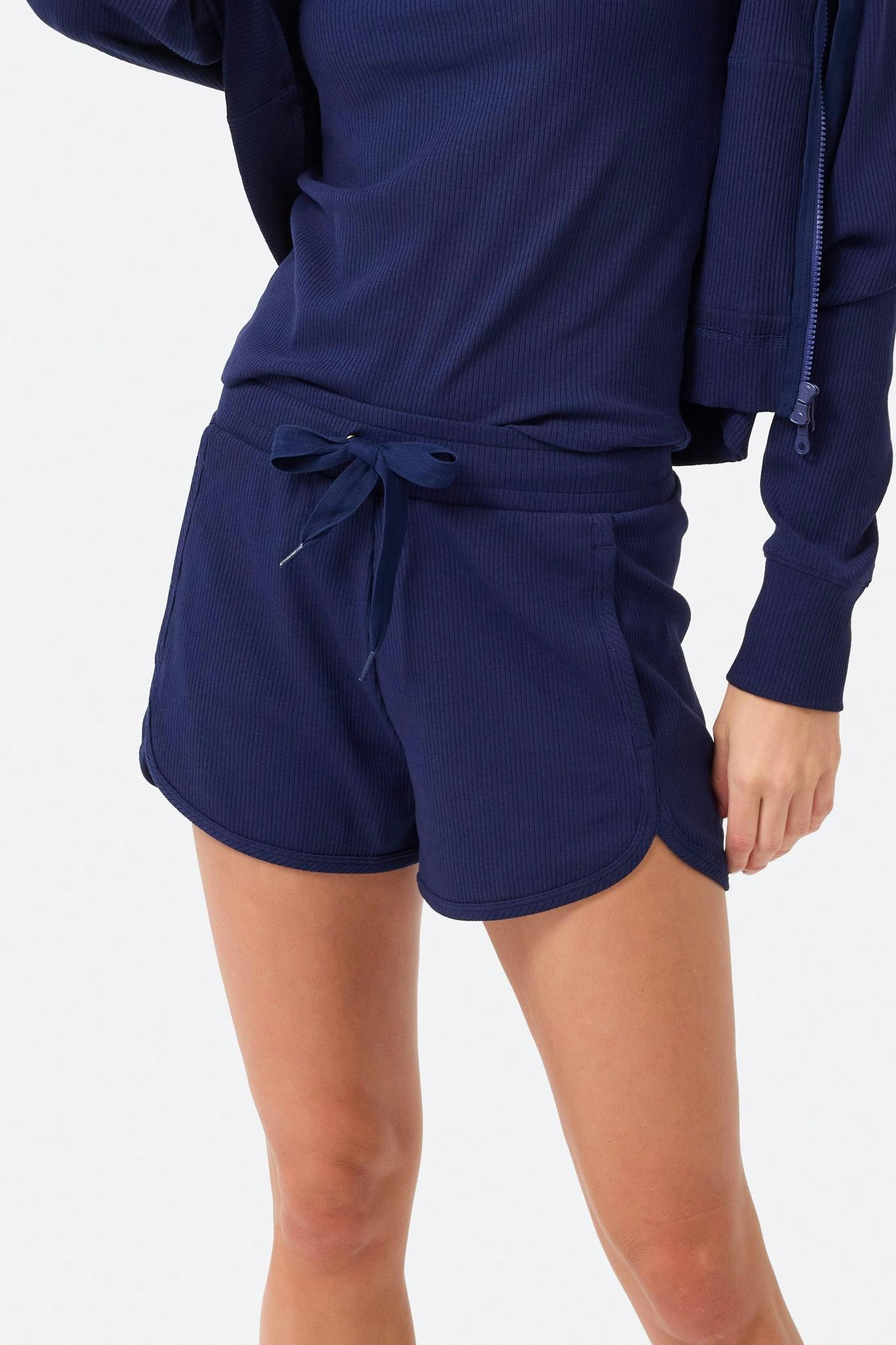 Womens Rib Track Short