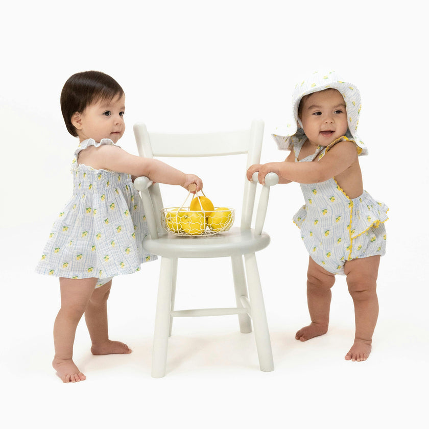 Lovely Lemons - Smocked Top with Bloomer