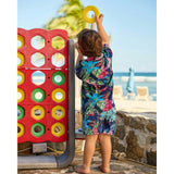 The Flower Hour - Boys Swim Trunks UPF 50+