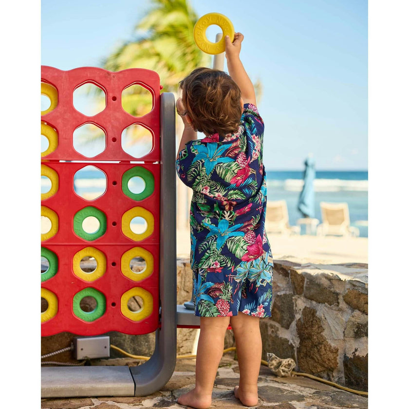 The Flower Hour - Boys Swim Trunks UPF 50+