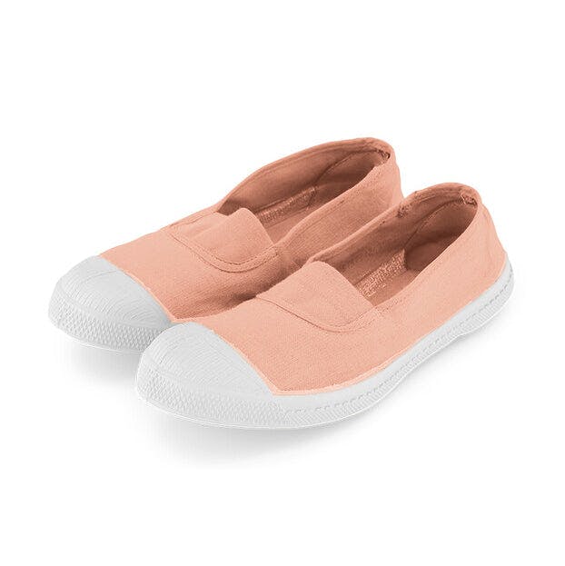 BENSIMON Womens -  Elastic Tennis Shoes - Rose