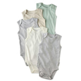 SAM 5-Pack Sleeveless Bodysuits