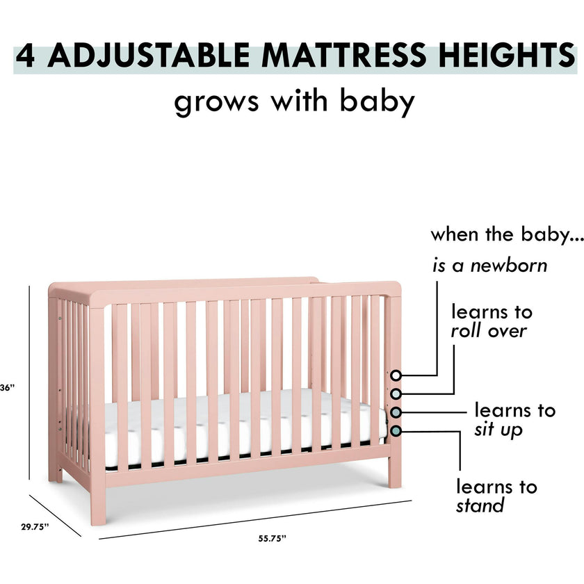 Colby 4-in-1 Low-profile Convertible Crib