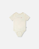 Evolutive Organic Cotton Jersey Onesie