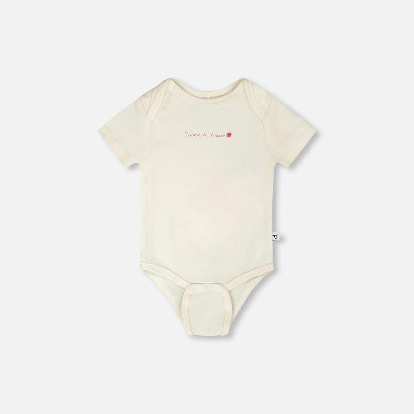 Evolutive Organic Cotton Jersey Onesie