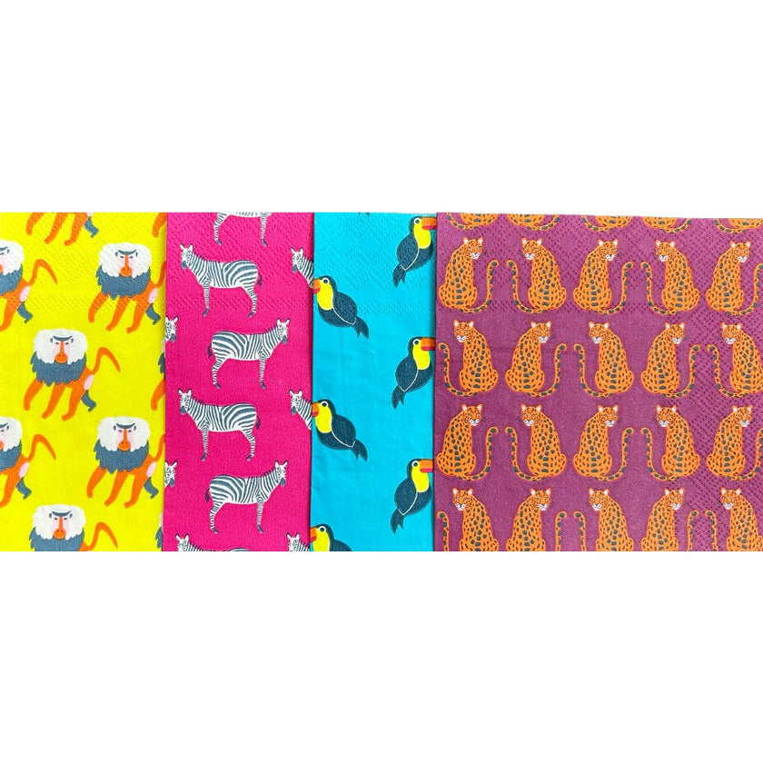 Jungle Animals Large Napkins