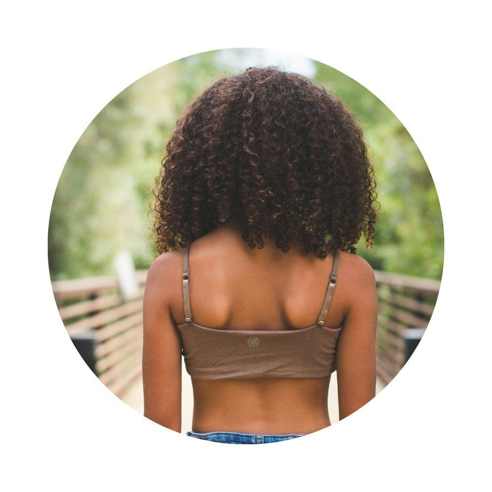 Bleum Neutral Bamboo Girls Seamless Bra Honey-Sky
