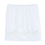 Embroidered Crib Skirt - Meadow