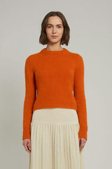AVA SWEATER | TANGERINE