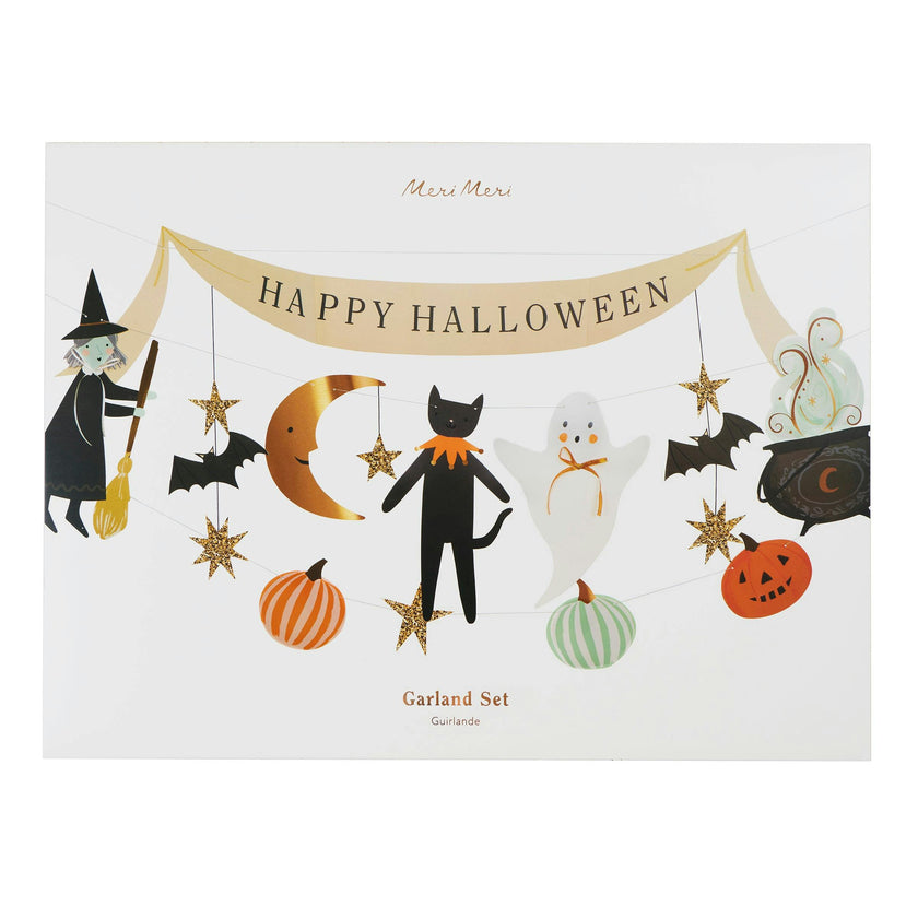 Halloween Characters Garland Set