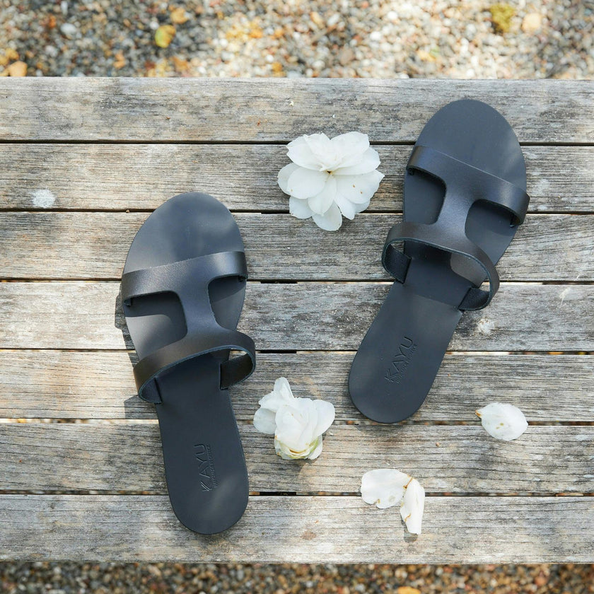 Women's Santorini Sandals, Black