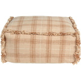 Handloom Pouf Rose