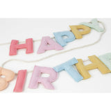 Felt Happy Birthday Garland