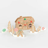 Pop-Up Gingerbread Scene Card