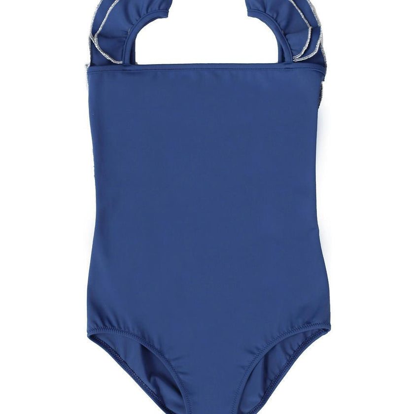 Valentina One Piece Swimsuit Space Blue And Sparkle