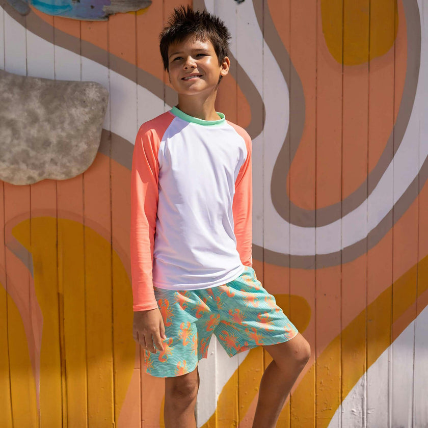 Sustainable Comfort Lined Drawstring Swim Short