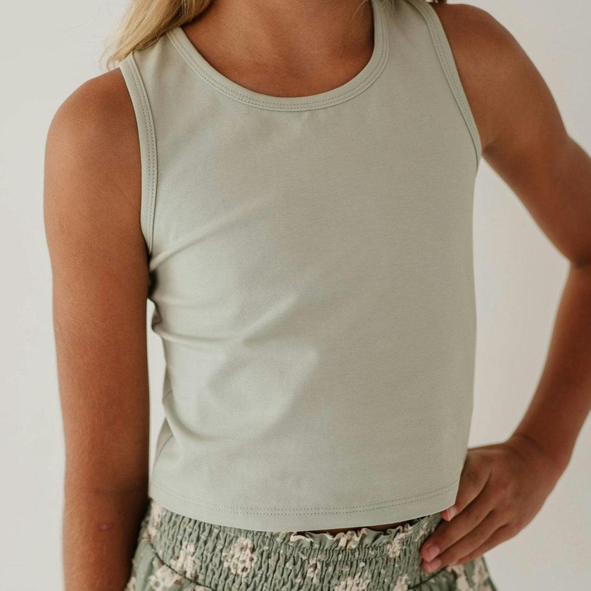 Crop Racerback Tank