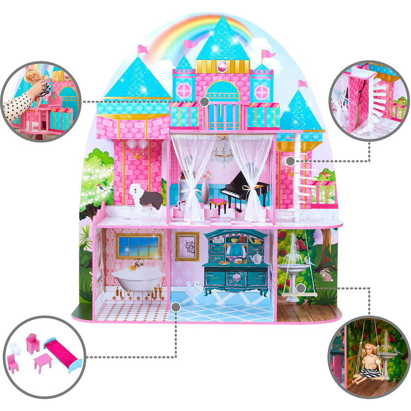 Olivia's Little World by Teamson Kids - Princess Castle 12" Doll House