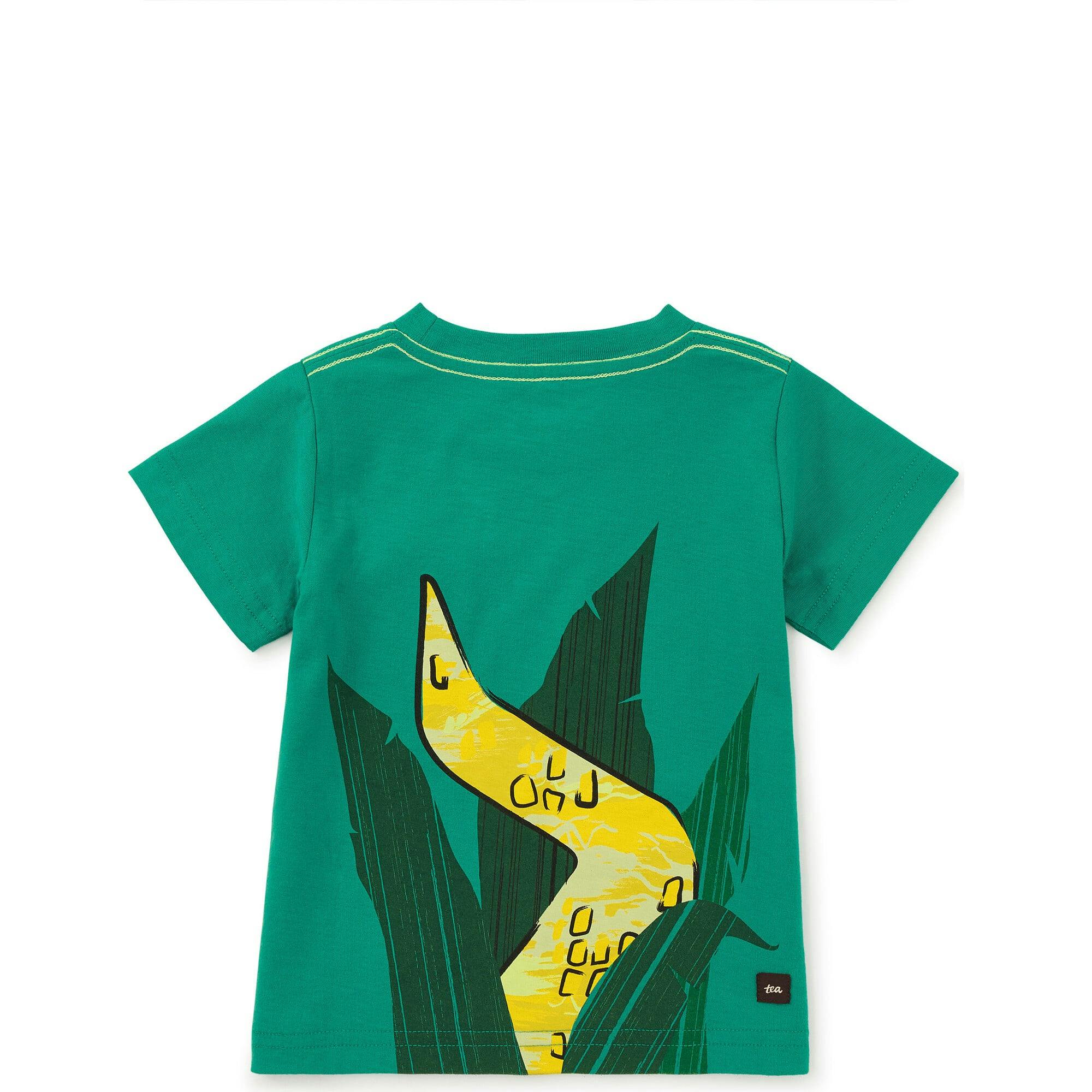 Painterly Croc Graphic Tee, Green
