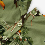Toucan Butterfly Ruffle Dress