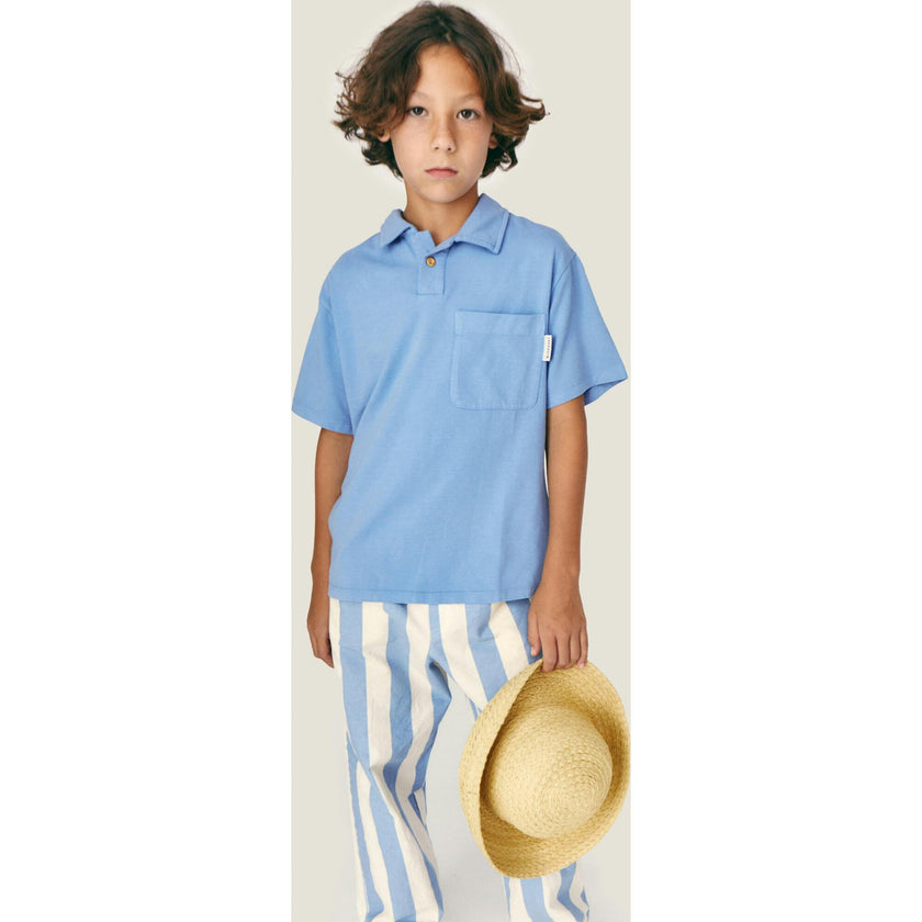 Mipounet SS26 Claude, Pant Ecru Blue