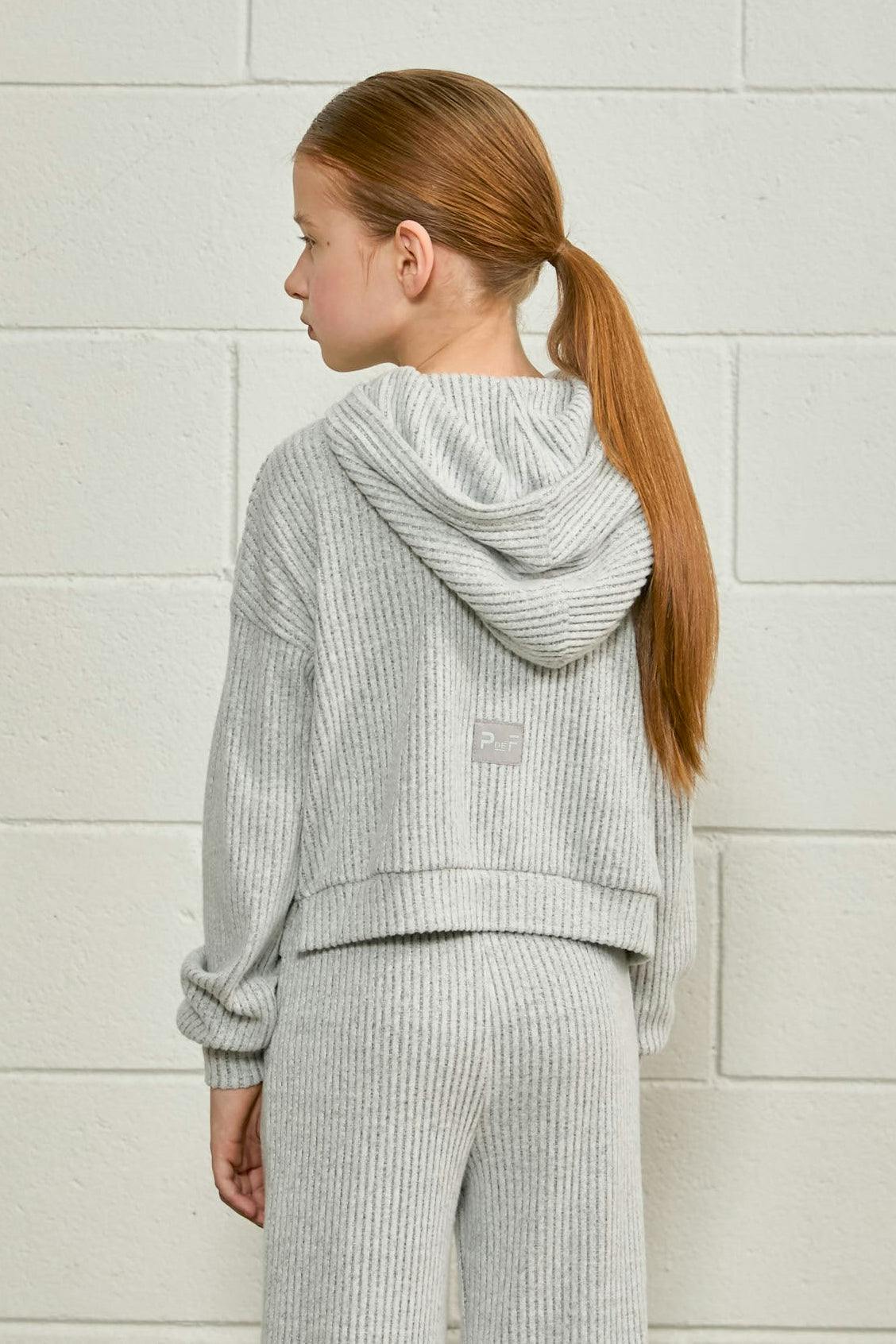 SoftRib Cropped Hoodie