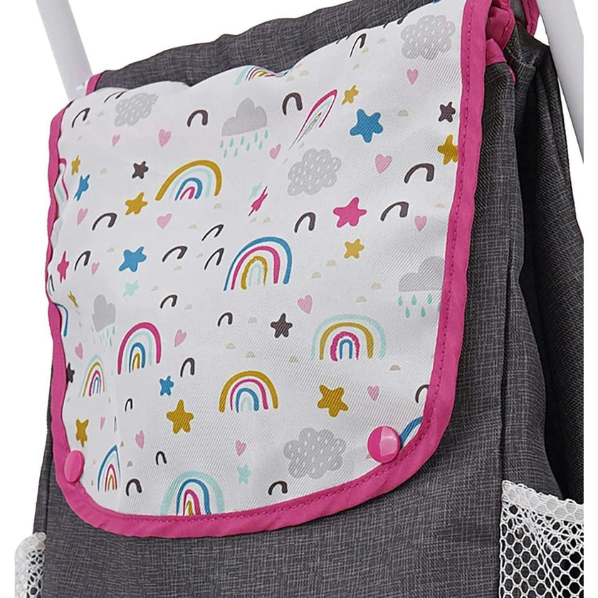 Rainbow Pretend Play Shopping Cart for Kids